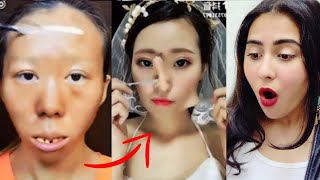VIRAL ASIAN MAKE UP TRANSFORMATION TUTORIAL | By Illumi Girl