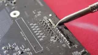 iMac 21,5" 27" LVDS Display Buchse ersetzen / Reparatur / connector repair