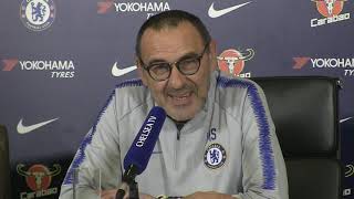 #Chelsea vs Crystal Palace | Maurizio Sarri Pre Match Press Conference | Premier League