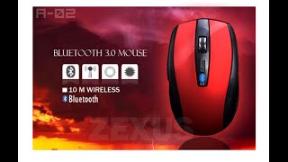 Беспроводная оптическая мышь. Bluetooth Wireless optical mouse 1600 dpi