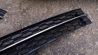 Skoda Octavia A7 FL 1.8MT - Сетка в бампер