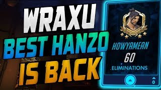 WRAXU #1 HANZO IS BACK! [ OVERWATCH SEASON 10 TOP 500 ]