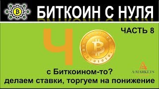 Часть 8. Куда идет курс биткоин? Ищем точку разворота, открываем сделки вниз с брокером Amarkets !