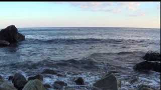 Вечерний морской бриз, шум волн, музыка для релаксации. Evening sea breeze, the sound of waves.
