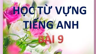 Học từ vựng Tiếng Anh - Bài 9 - Hoc tu vung tieng anh