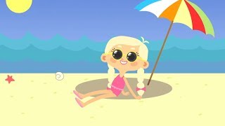 Cartoons For Girls - Lisa's dresses - At the Beach - Animation For Kids
