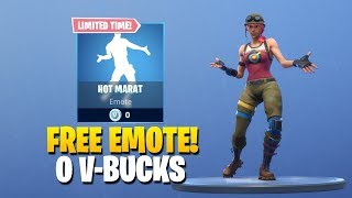 *NEW* FREE DANCE EMOTE 'HOT MARAT' 0 V-BUCKS! Fortnite Item Shop November 24