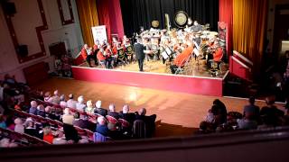 O'Donnell School of Irish Dancing dance with the Bedwas,  Trethomas and Machen Brass Band.