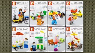 LEGO Sembo Block Sets with Minifigures (knock-off) 601037