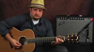 How to play Acoustic Bluegrass guitar easy beginner lesson