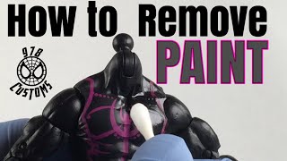 HOW TO: Remove factory paint on Marvel Legends Spider-Man 6" action figures
