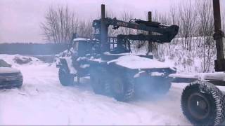 Урал 4320 лесовоз