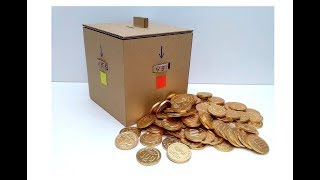 КОПИЛКА СЕЙФ ИЗ КАРТОНА