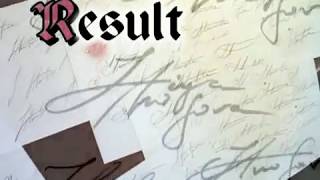 Development of a personal signature