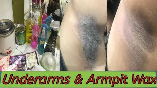 Underarms & Armpits wax/How we clean Dark Underarms/ wax कैसे करें Seema jaitly