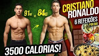 FIZ A DIETA DO CRISTIANO RONALDO POR 1 DIA! // *shape TRINCADO* Dieta dos Famosos ep.4