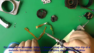 6A07 Reparatur Kameras Canon PowerShot A610 A620 A630 A640 1 -Kabel Umtausch - camera Replacel 1