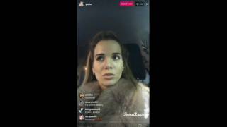Александра Гозиас и Константин Иванов в прямом эфире Instagram 03 02 2017