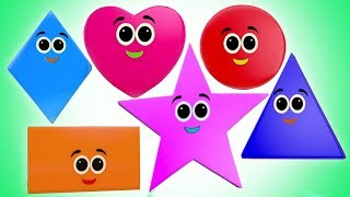 песня формы | Shapes Song | детский стишок | мультипликационная песня в россии | Learn Shapes