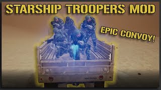 EPIC STARSHIP TROOPERS CONVOY! - Troopers Mod Squad Gameplay