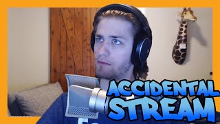 WARNING: CRINGE - Chance Accidentally Turns On Stream For 2 Minutes When Testing OBS Settings