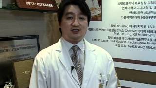 소음순수술- 리벨로 산부인과 모형진원장 설명