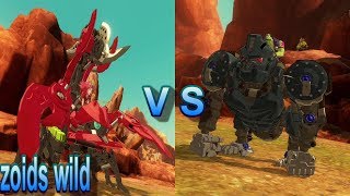 zoids Wild ゾイド ワイルド キング オブ ブラスト ZW04 スコーピア SCORPEAR 沙漠赤蠍 VS ZW10 ナックルコング KNUCKLE KONG 鐵拳金剛