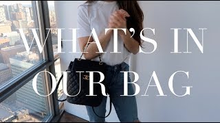 (LUXURY) WHATS IN OUR BAG | Chanel Backpack & Gucci Soho Disco