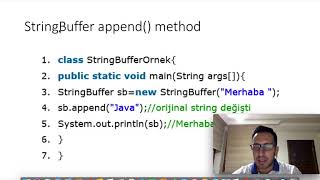 Java - Ders 55: Java StringBuffer Sınıfı