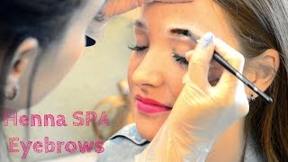 Идеальные брови // Окрашивание бровей хной // Эффект татуажа // Henna SPA // Beauty with Dianatadi