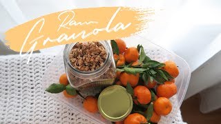 Сыроедческая гранола || RAW VEGAN RECIPE
