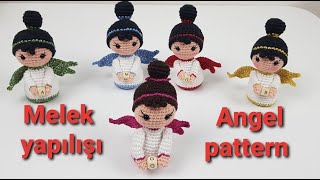 AMİGURUMİ ANGEL PATTERN , MELEK YAPILIŞI