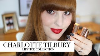 Charlotte Tilbury Lipstick Collection + Lip Swatches | Zoey Olivia
