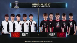 [RETRANSMISSÃO] Mundial 2017 - Quartas de Final - Longzhu x Samsung