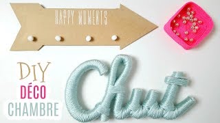 DIY DÉCORATIONS CHAMBRE AVEC PRESQUE RIEN