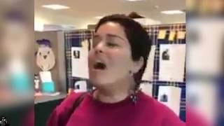 WOMAN STEALS MAGA HAT   DEMANDS VICTIM BE PUNISHED