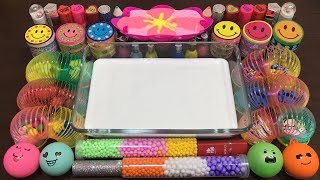 Mixing Random Things into Fluffy Slime #3 !!! SlimeSmoothie Satisfying Slime Videos
