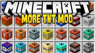 Minecraft MORE TNT MOD (Mod Showcase)