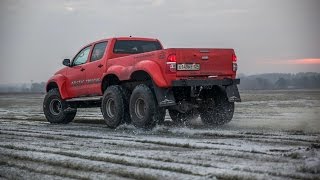 Toyota Hilux Arctic Trucks 6x6, тест-драйв