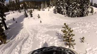 Snowmobiling Iron Mountain, California Amador County Sierra Nevadas - Part 6