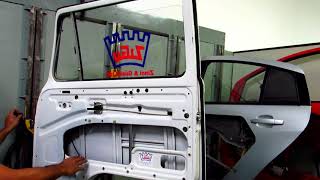 Instalação da máquina de vidro elétrica R-4176 KOMBI 1975 até 2013