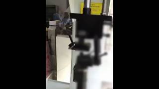 Shoe Sandal Lady Women Heel Attaching Assembling Machine Operation Testing