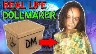 REAL LIFE DOLL MAKER IN A MYSTERY BOX!! THIS DOLL MOVED