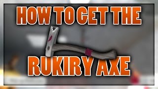 Lumber Tycoon 2 : How to get the Rukiry axe!!