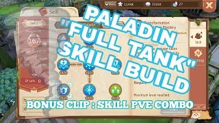 PALADIN TANKY SKILL BUILD - Tales of Wind | Laplace M!