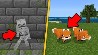 МОД НА ЛИС И ЛЕЖАЧИХ СКЕЛЕТОВ ДЛЯ MINECRAFT PE 1.11!