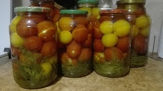 Консервированные помидоры с..... МОРКОВНОЙ БОТВОЙ!!!