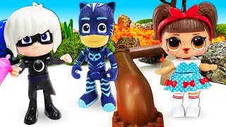 Игры с Героями в Масках- Кэтбой, Гекко и Алет помогают игрушкам! – Сборник видео про игрушки онлайн