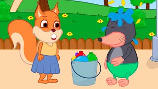 Famille d'Écureuil - Lancer Des Ballons D'eau Animé 2022 en Français