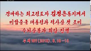 KCTV documentary on Kim Jong Un's trip to Singapore